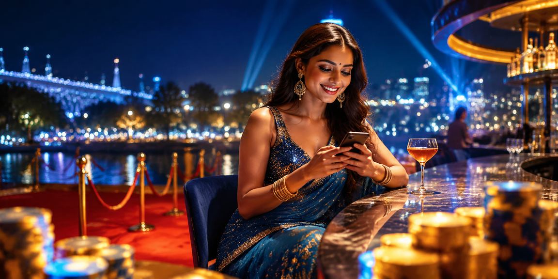 Teen Patti table with players actively playing