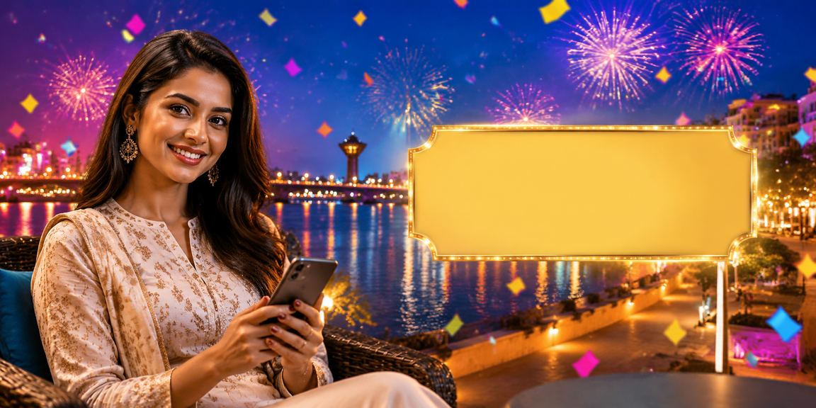 Indian player using a mobile phone to play Rummy online
